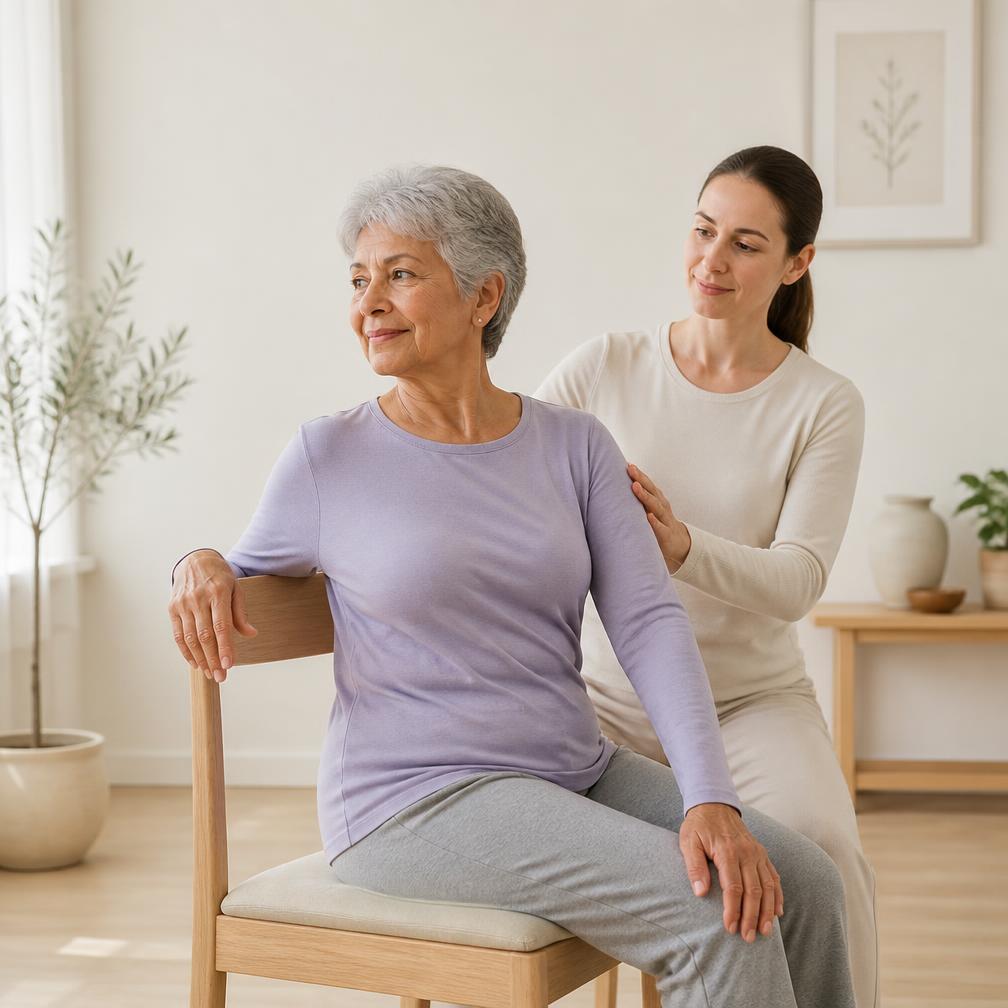Private therapeutic yoga session